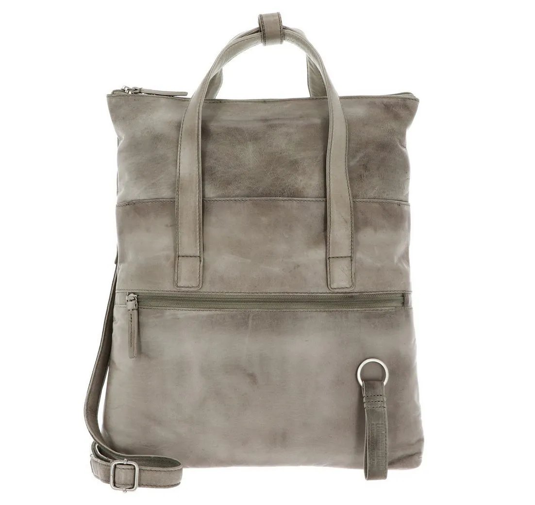Leonhard Heyden Schultertasche Tote Bag (Set, 2-tlg), aus echtem Rindsleder