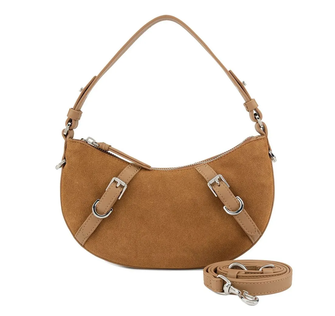 Les Visionnaires Schultertasche Enya, Leder