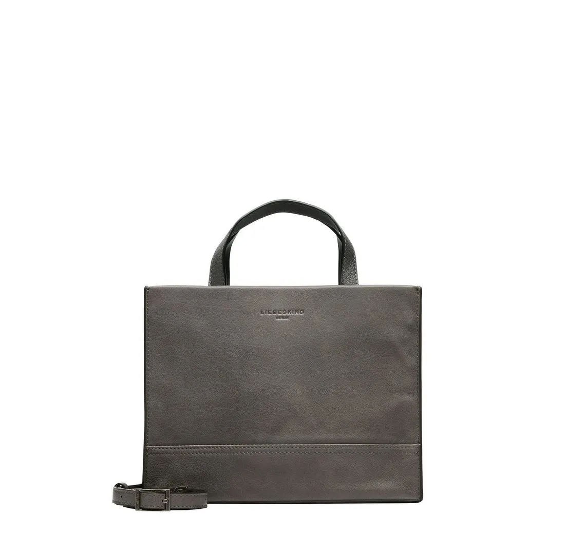 Liebeskind Berlin Henkeltasche Satchel M LOU 2 3D LEATHER, Schultertasche Handtasche Damen Umhängetasche