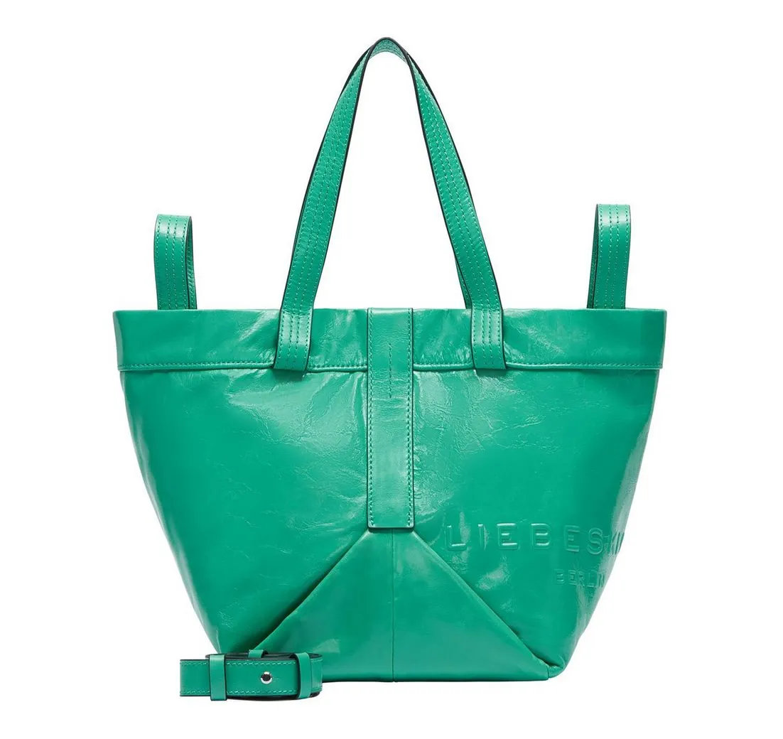 Liebeskind Berlin Schultertasche Elvira Paper Touch Crinkle, aus echtem Rindsleder