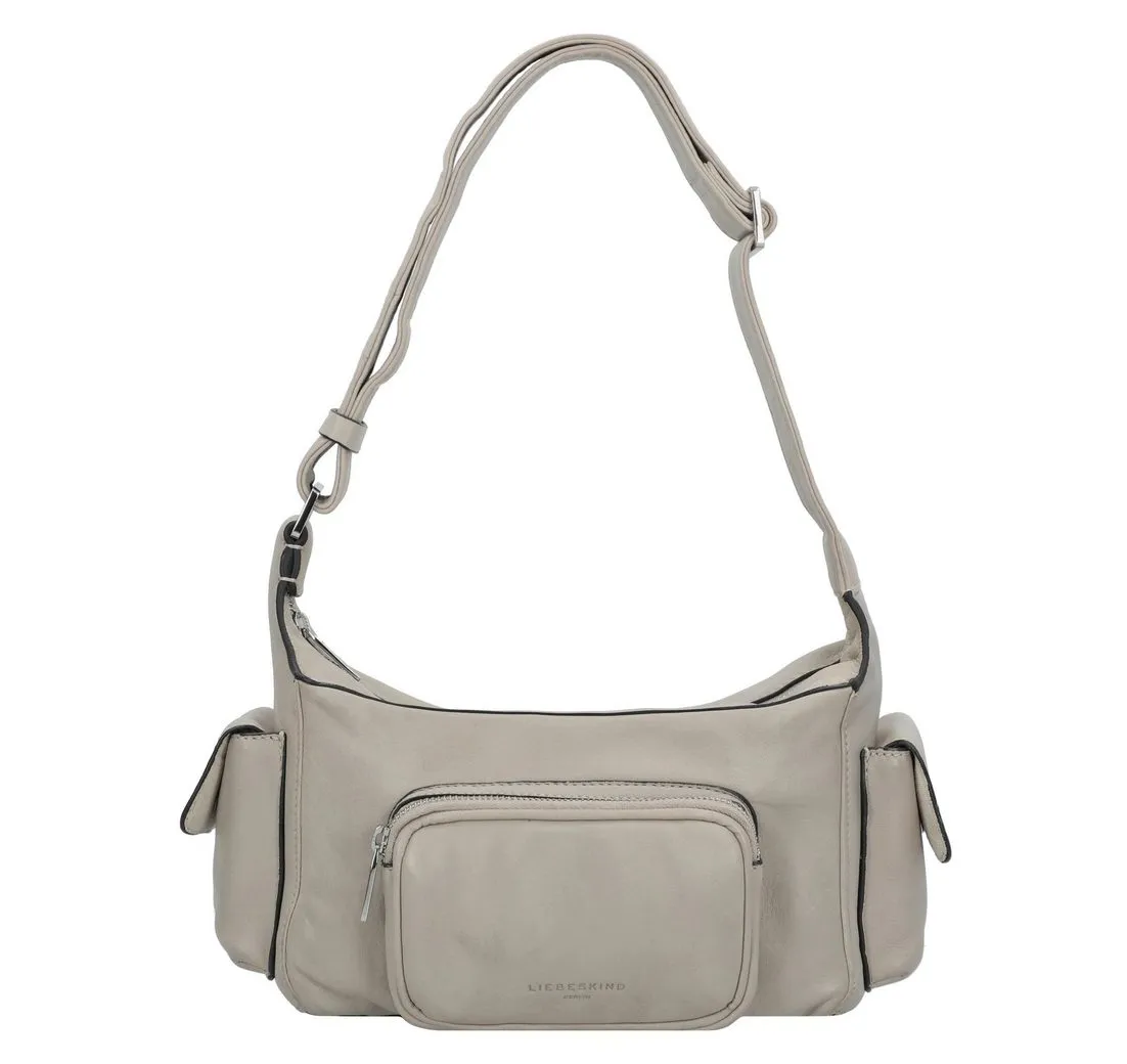 Liebeskind Berlin Schultertasche Lila, Leder