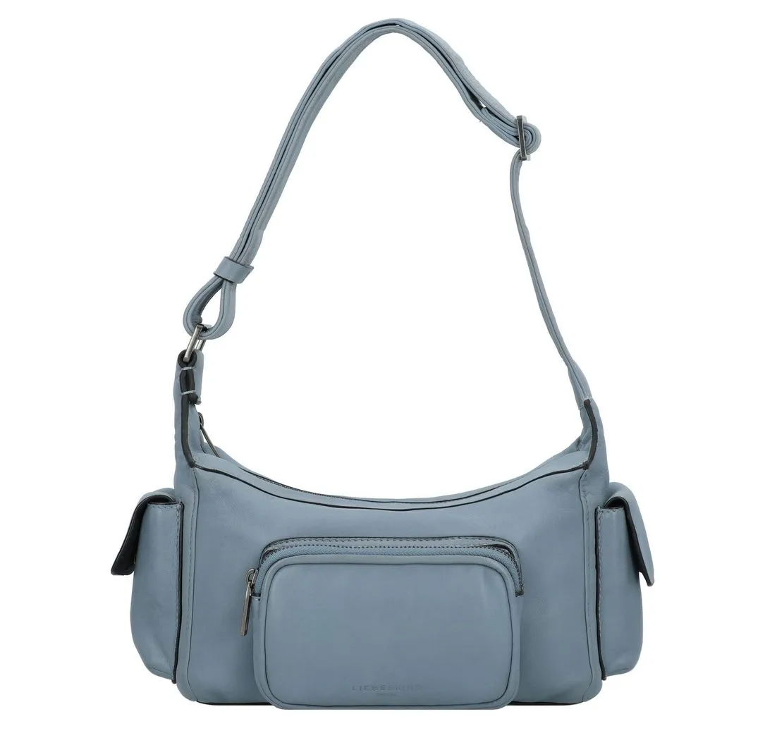 Liebeskind Berlin Schultertasche Lila, Leder