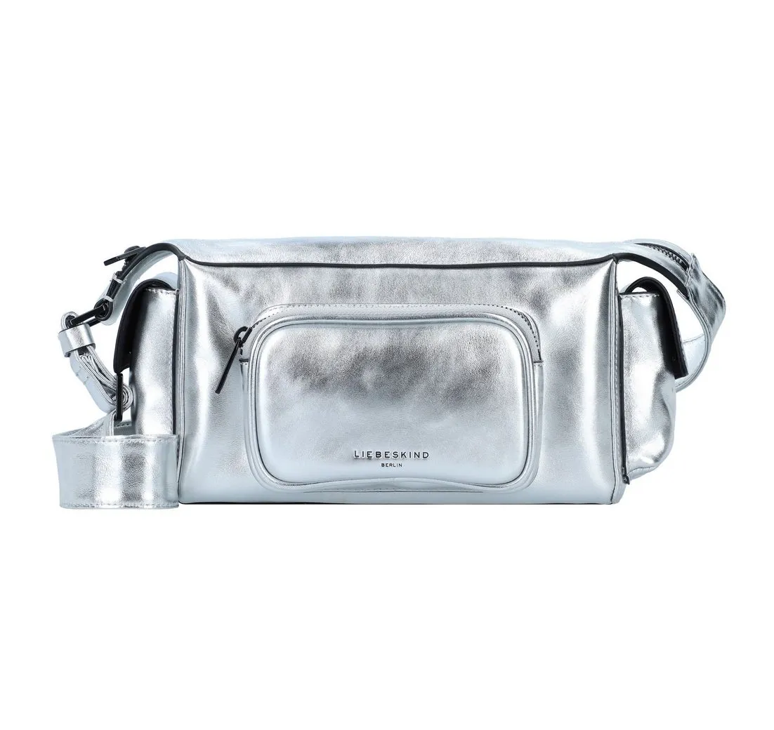 Liebeskind Berlin Schultertasche Lila, Leder