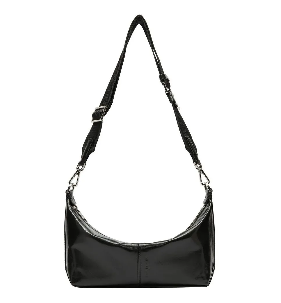 Liebeskind Berlin Schultertasche Paris 4 Paper Touch Crinkle, aus echtem Rindsleder