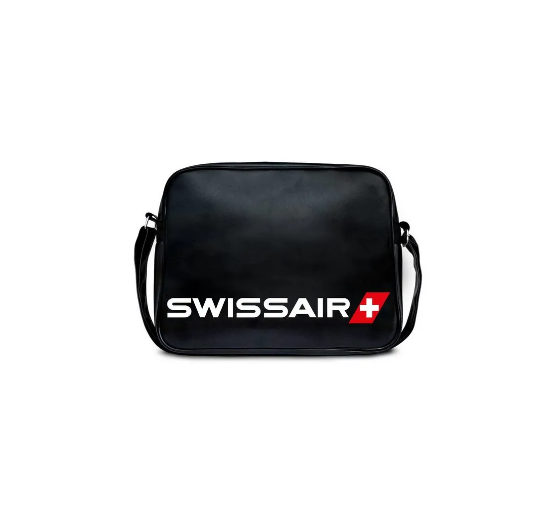 LOGOSHIRT Schultertasche Swissair - Airline, mit tollem Print