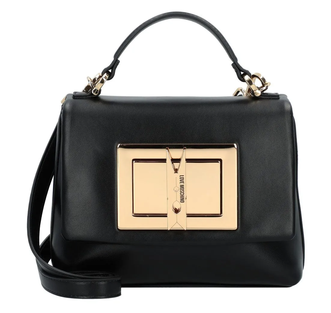 LOVE MOSCHINO Henkeltasche Clothespin, Polyurethan