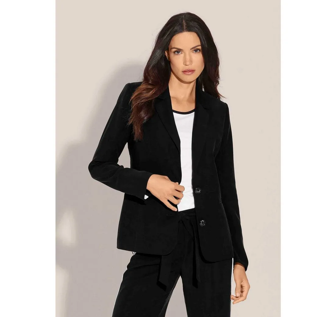 MADELEINE Kurzblazer Blazer mit Kontrast-Akzenten