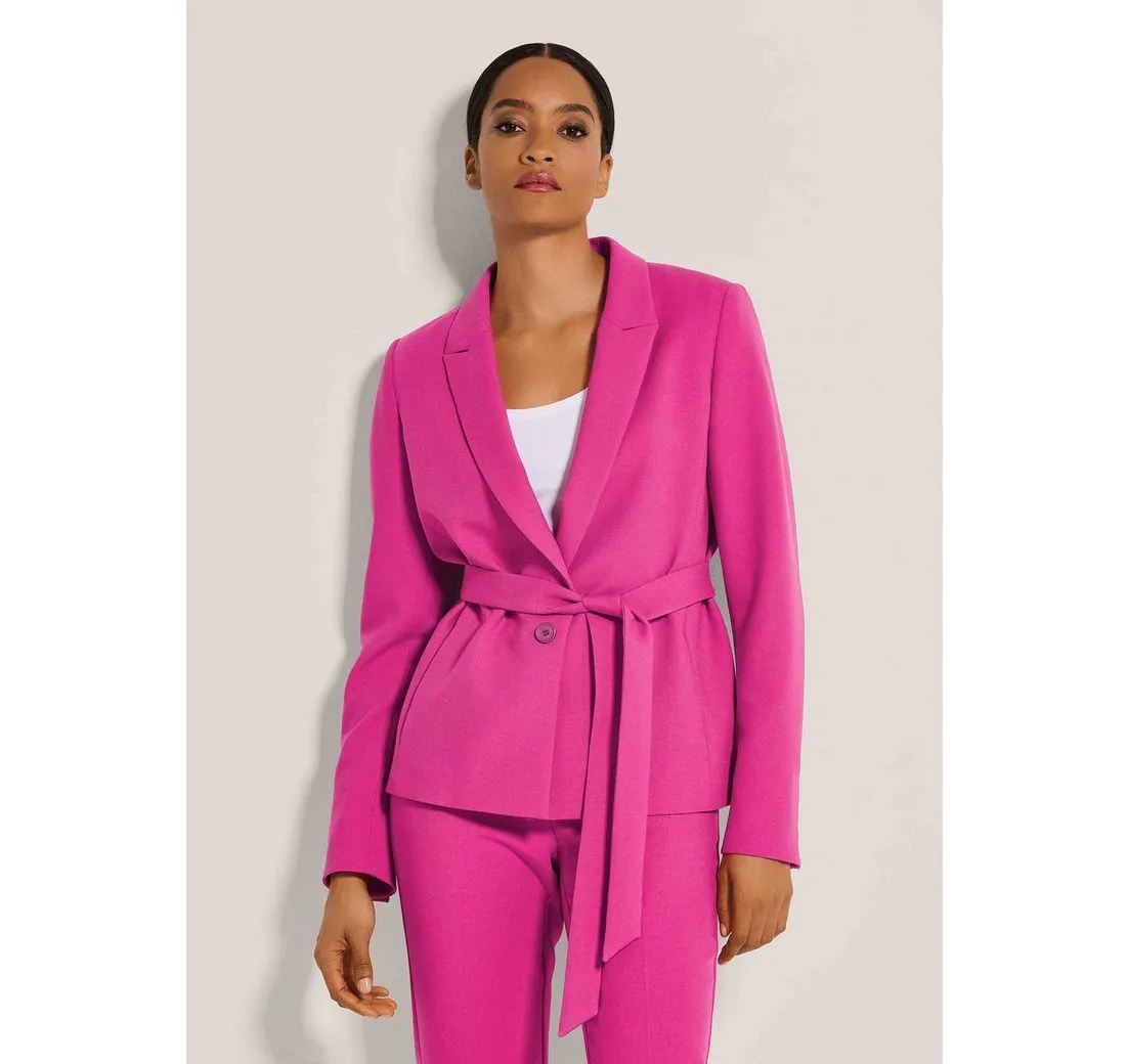 MADELEINE Kurzblazer Blazer mit Taillenband
