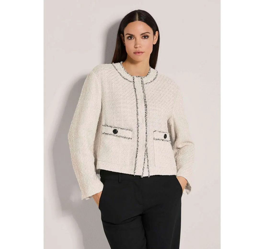 MADELEINE Kurzblazer Kurzblazer in Bouclé-Optik