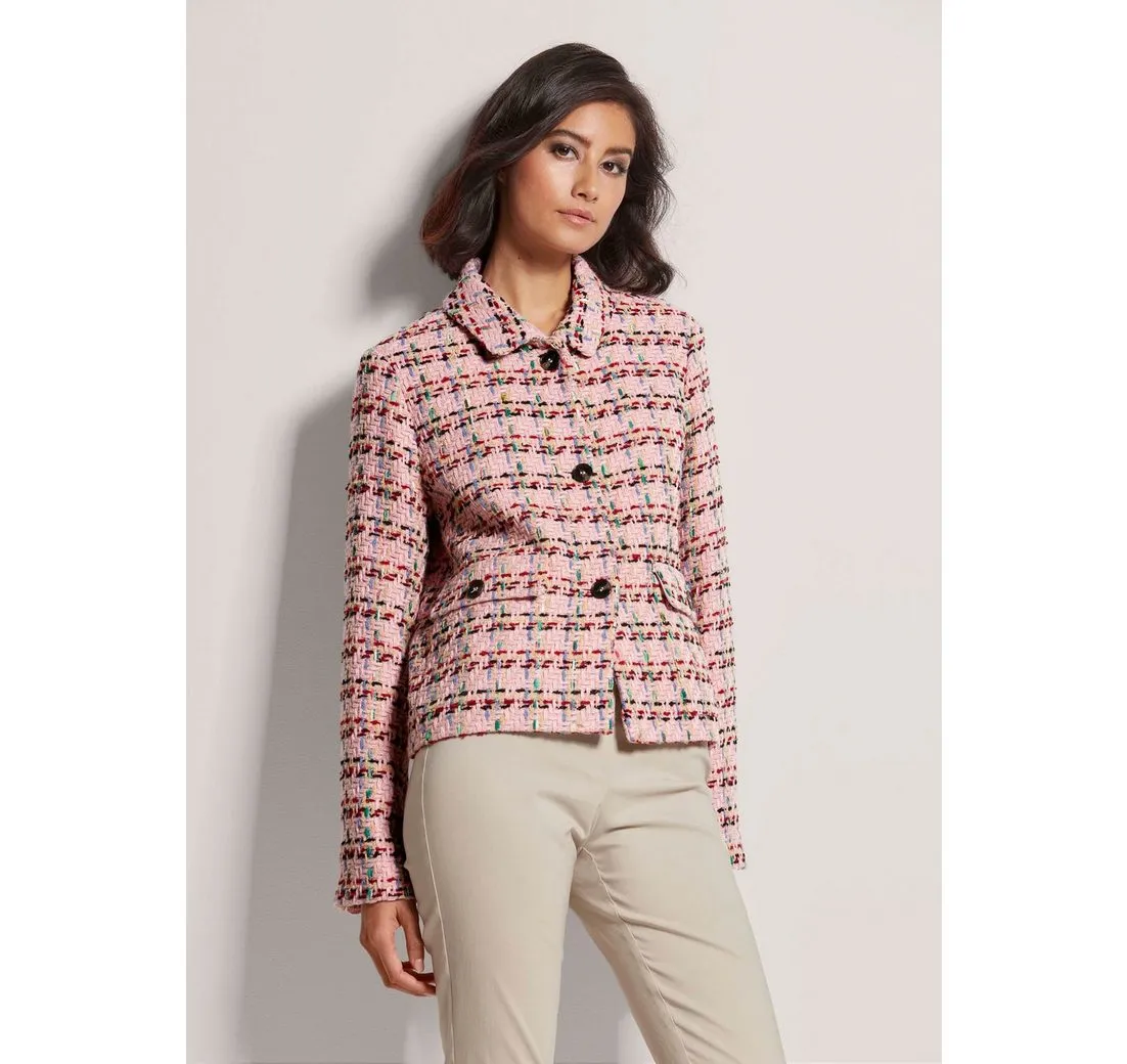 MADELEINE Kurzblazer Kurzer Blazer mit Struktur