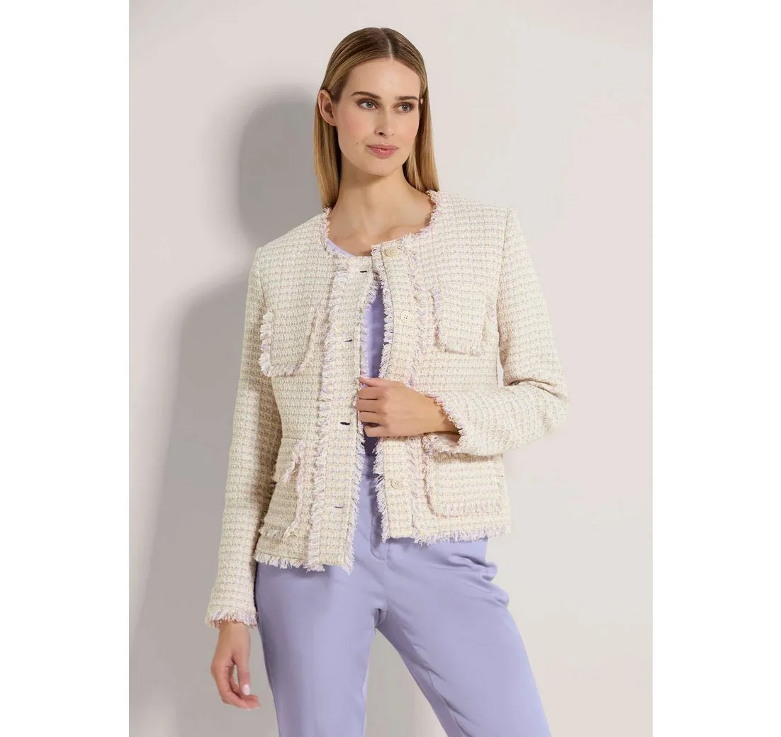 MADELEINE Kurzblazer Kurzer Bouclé-Blazer