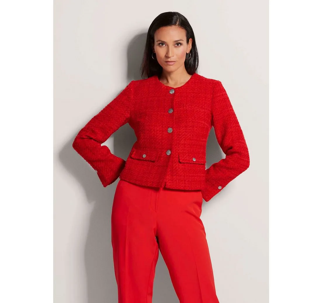 MADELEINE Kurzblazer Kurzer Tweed-Blazer