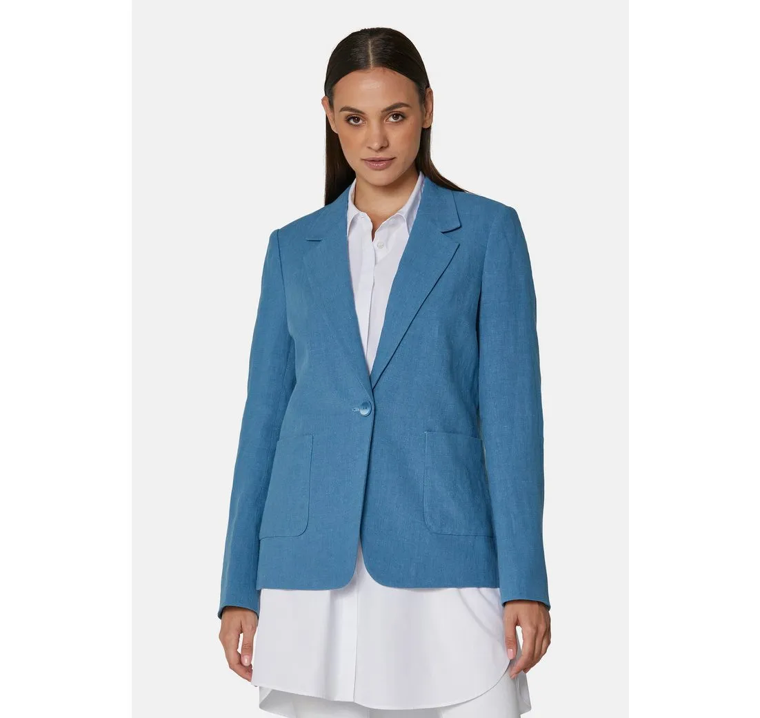 MADELEINE Kurzblazer Leinenblazer in Boxy-Form