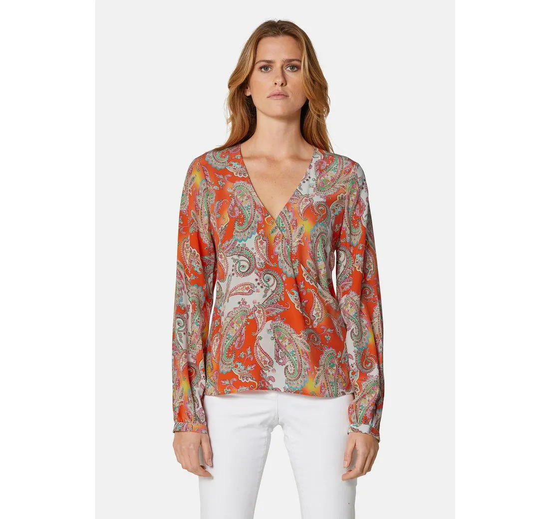 MADELEINE Langarmbluse Bluse mit Paisleymuster