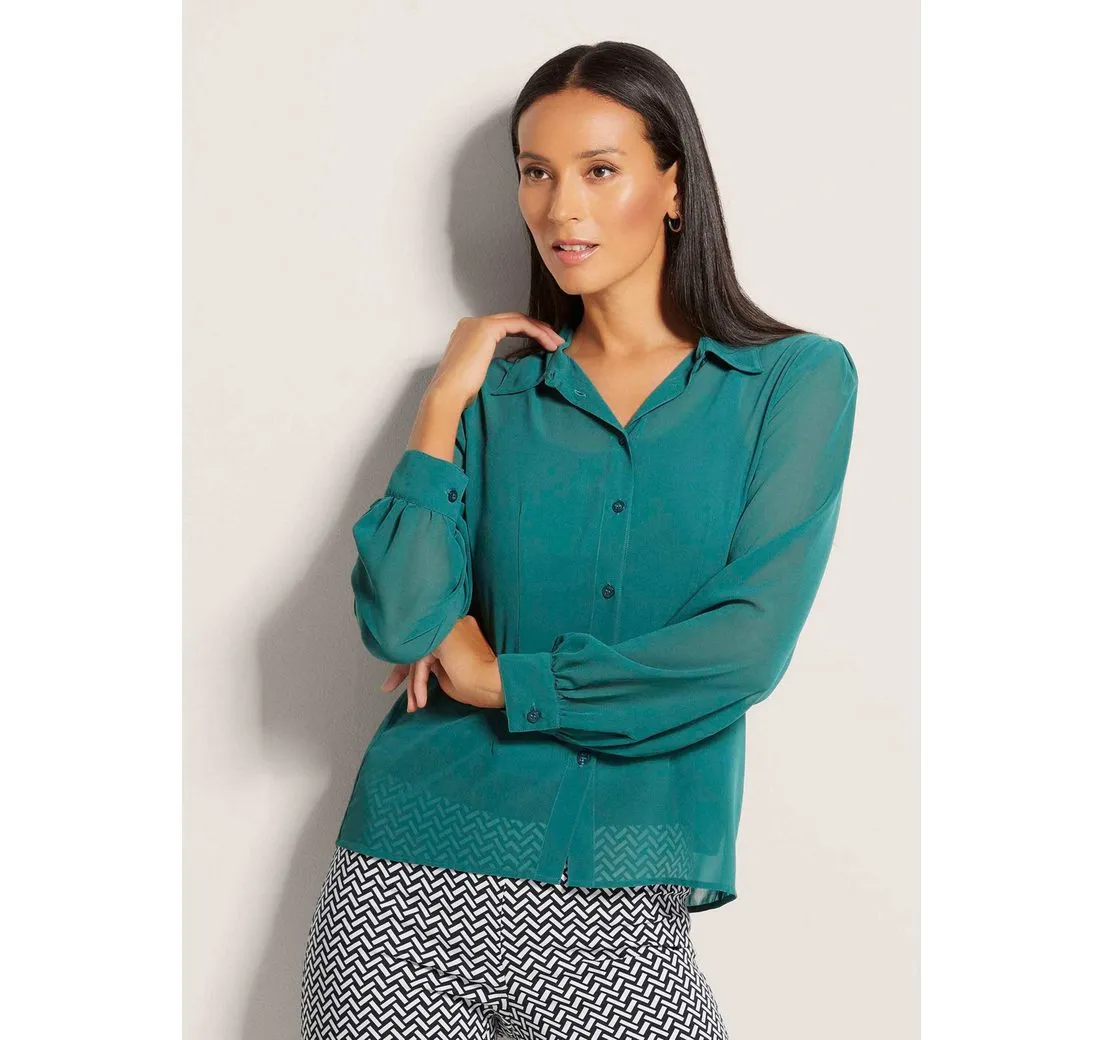 MADELEINE Langarmbluse Zweiteiliges Set aus Bluse und Top