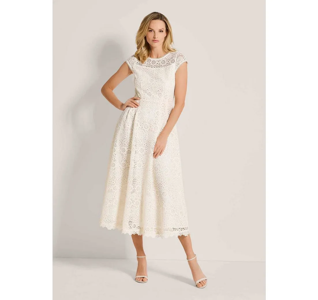 MADELEINE Maxikleid Ärmelloses Spitzenkleid