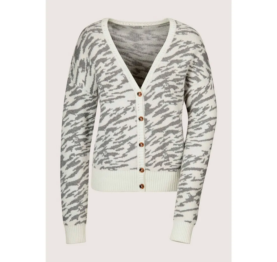MADELEINE Strickjacke Strickjacke mit Jacquard-Muster