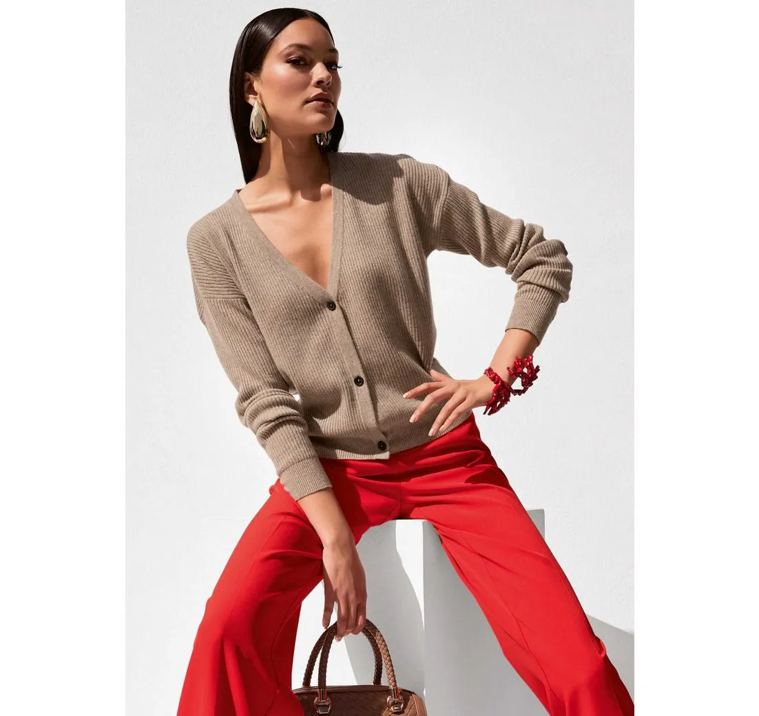 MADELEINE Strickjacke Strickjacke mit Kaschmir