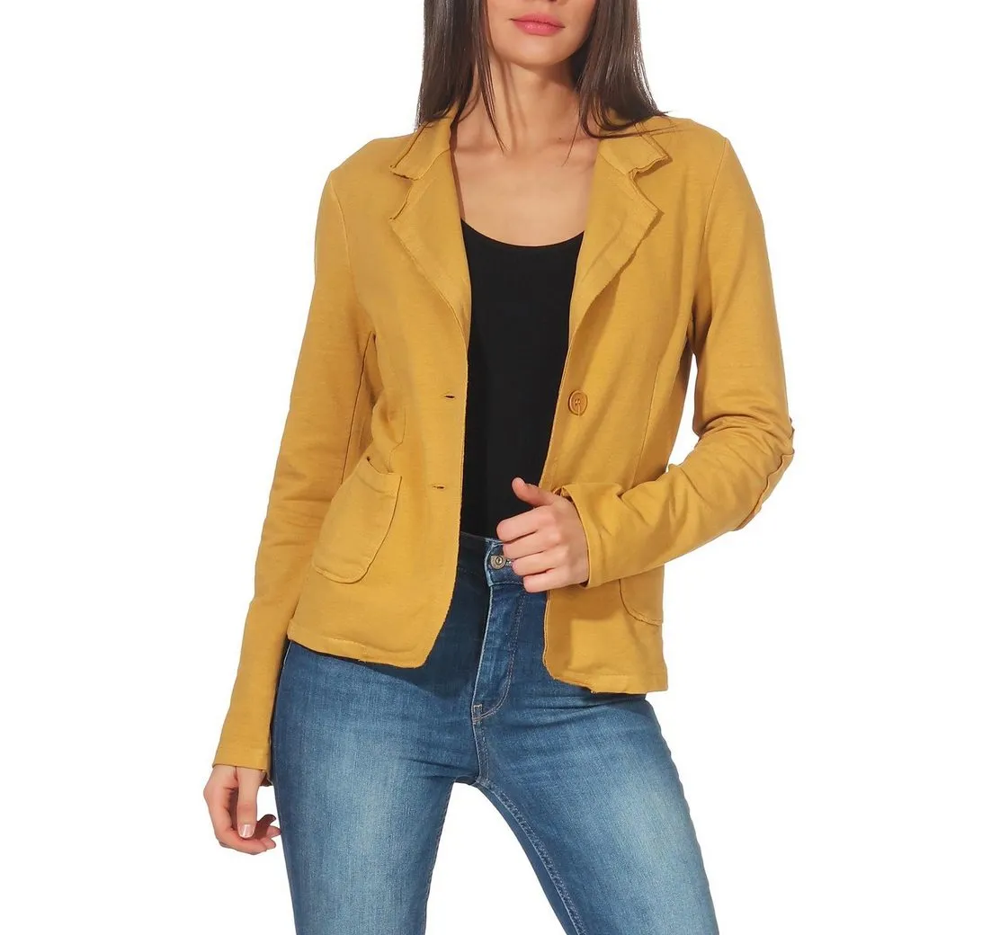 MALITO MORE THAN FASHION Jackenblazer 1651 Sweat Blazer Jacke in Used Look Optik