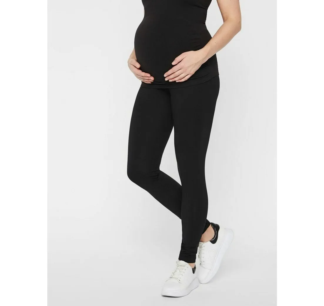 MAMALICIOUS Leggings (2-tlg) Plain/ohne Details