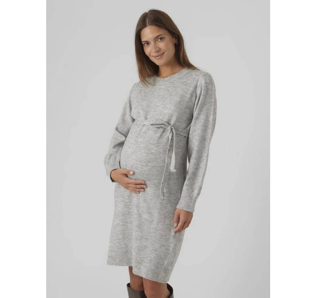 MAMALICIOUS Umstandskleid MLNEWANNE L/S ABK KNIT DRESS A. NOOS