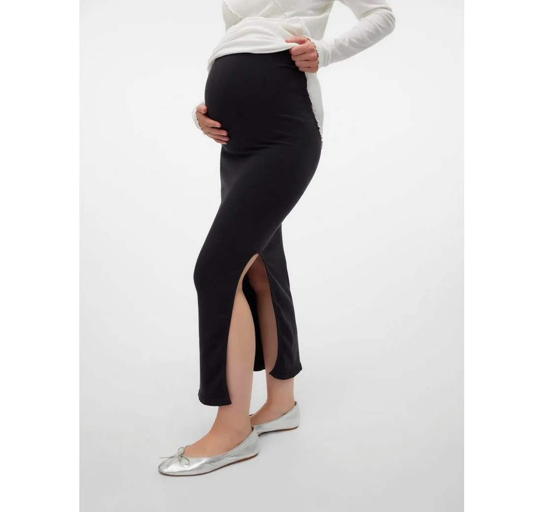 MAMALICIOUS Umstandsrock MLALANIS SEAMLESS AL RIB SKIRT HW NOOS