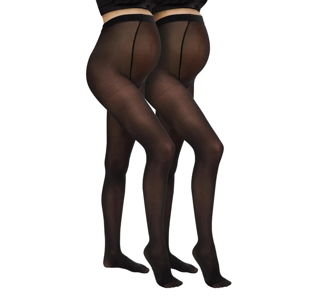 MAMALICIOUS Umstandsstrumpfhose MLSABINE PANTYHOSE 2-P A. NOOS 50 DEN (Packung 2 St)
