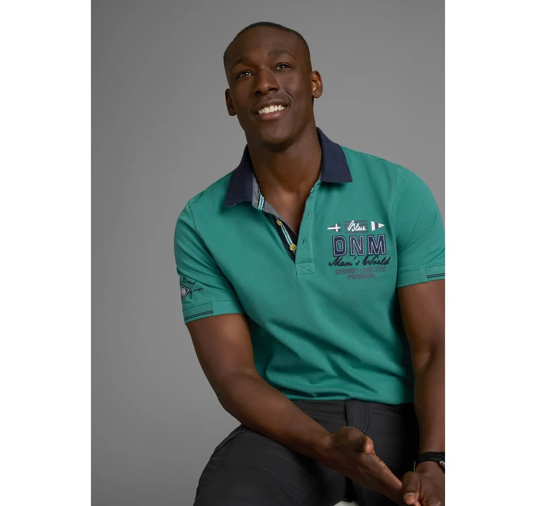 MAN'S WORLD Poloshirt Kurzarm, mit Polokragen, für sportliche Aktivitäten