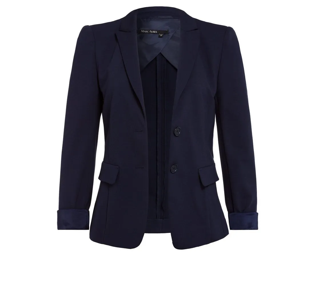 MARC AUREL Kurzblazer Blazer Blau