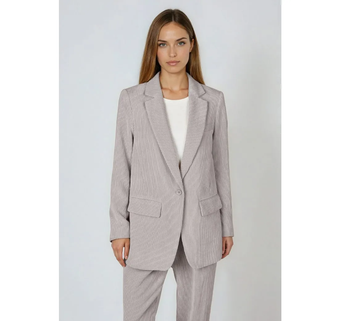 MARC AUREL Longblazer aus leichtem Cord