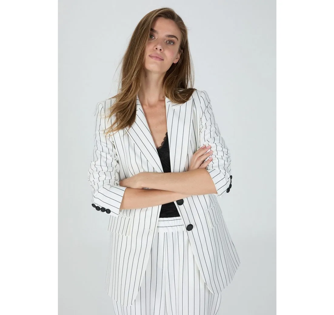 MARC AUREL Longblazer aus nachhaltiger Viskosemischung