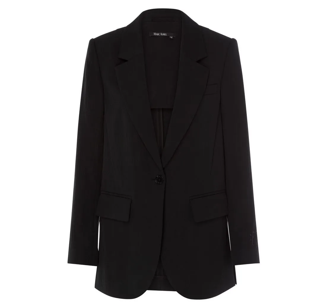 MARC AUREL Longblazer aus Tencel-Twill