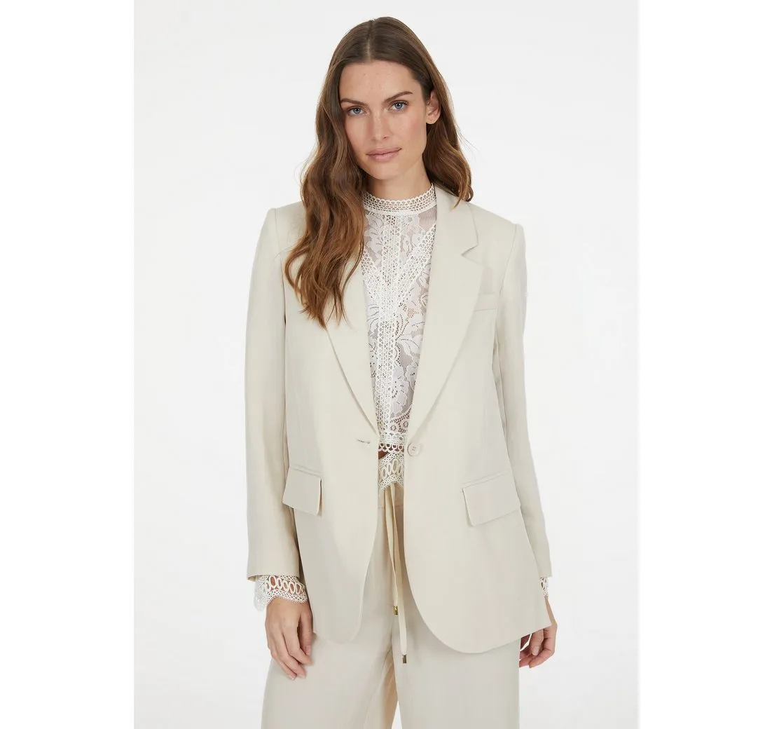 MARC AUREL Longblazer aus Tencel-Twill