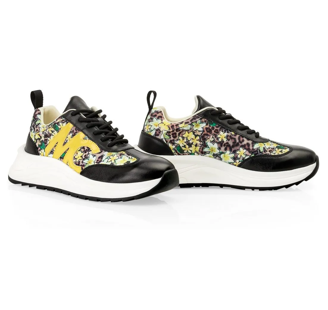 MARC CAIN Happy Classics Plateausneaker, Keilsneaker, Plateausneaker, Freizeitschuh mit Lederinnensohle