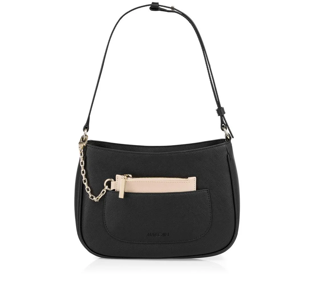 Marc Cain Henkeltasche Artist's Soul, Schultertasche, Handtasche mit kleiner Tasche zum Einstecken
