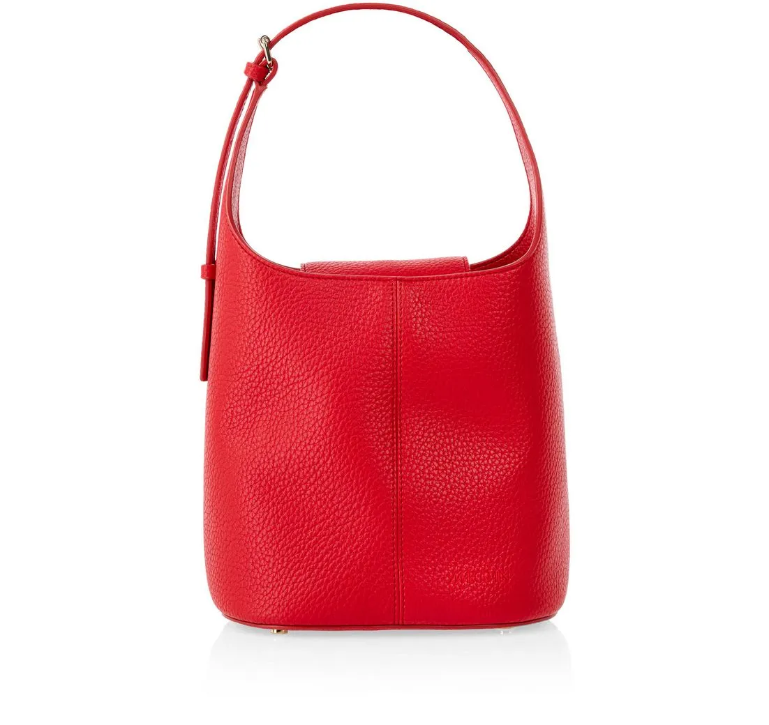 Marc Cain Henkeltasche Collections Prettied Up, Handtasche, Hobo Bag mit Magnetverschluss