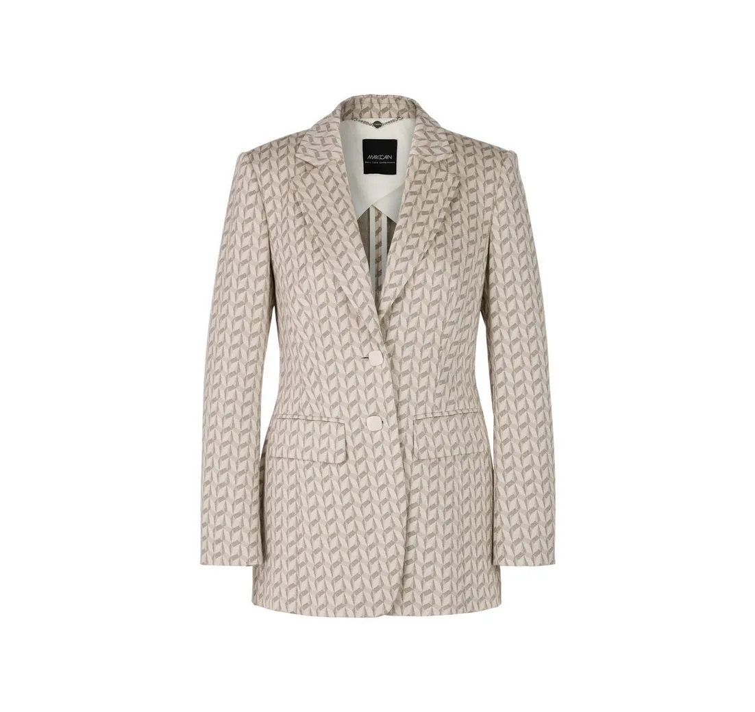 MARC CAIN Jackenblazer Jersey-Jacquard Blazer - Slim Fit
