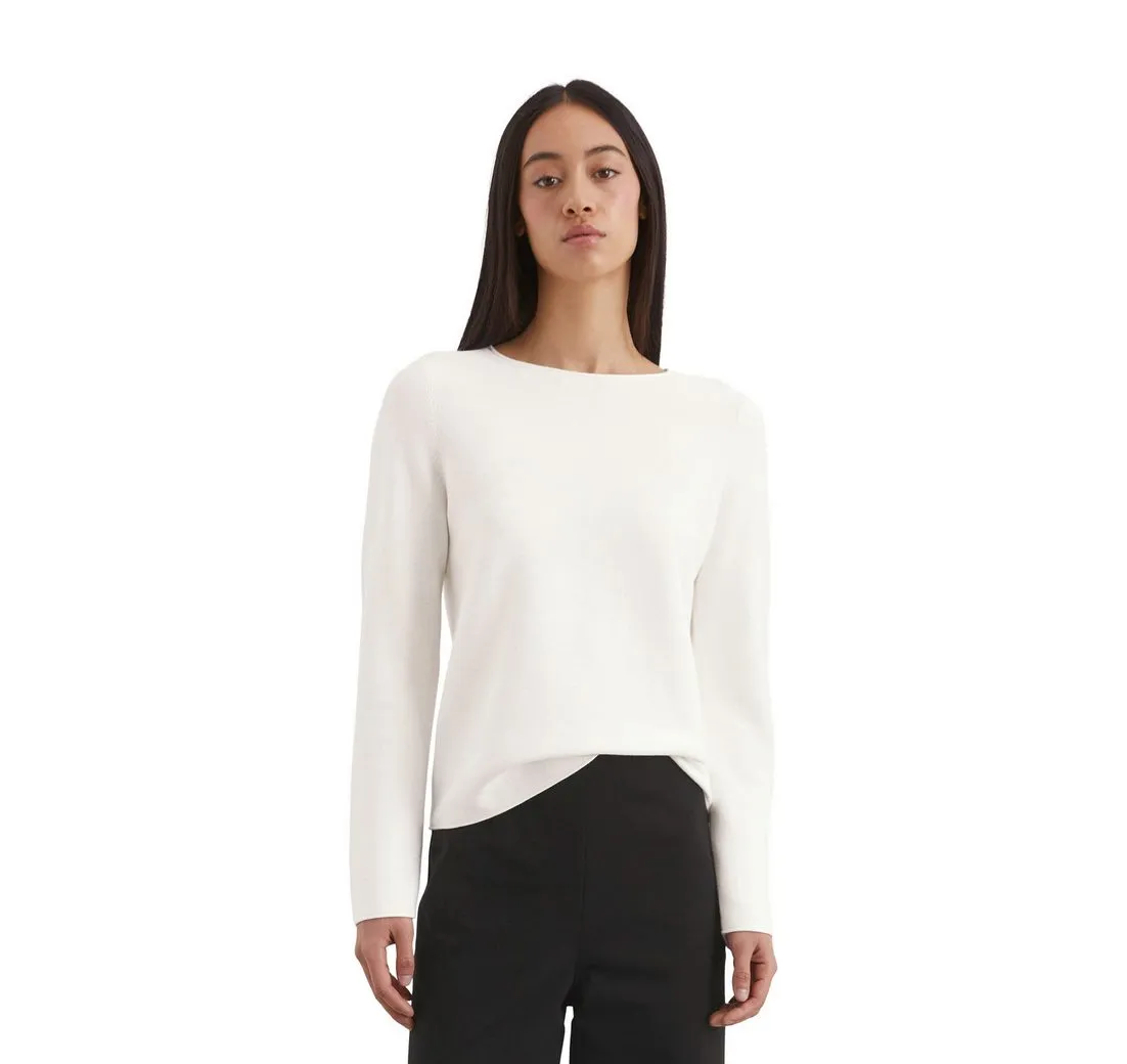 MARC O'POLO Rundhalspullover aus softem Organic Cotton