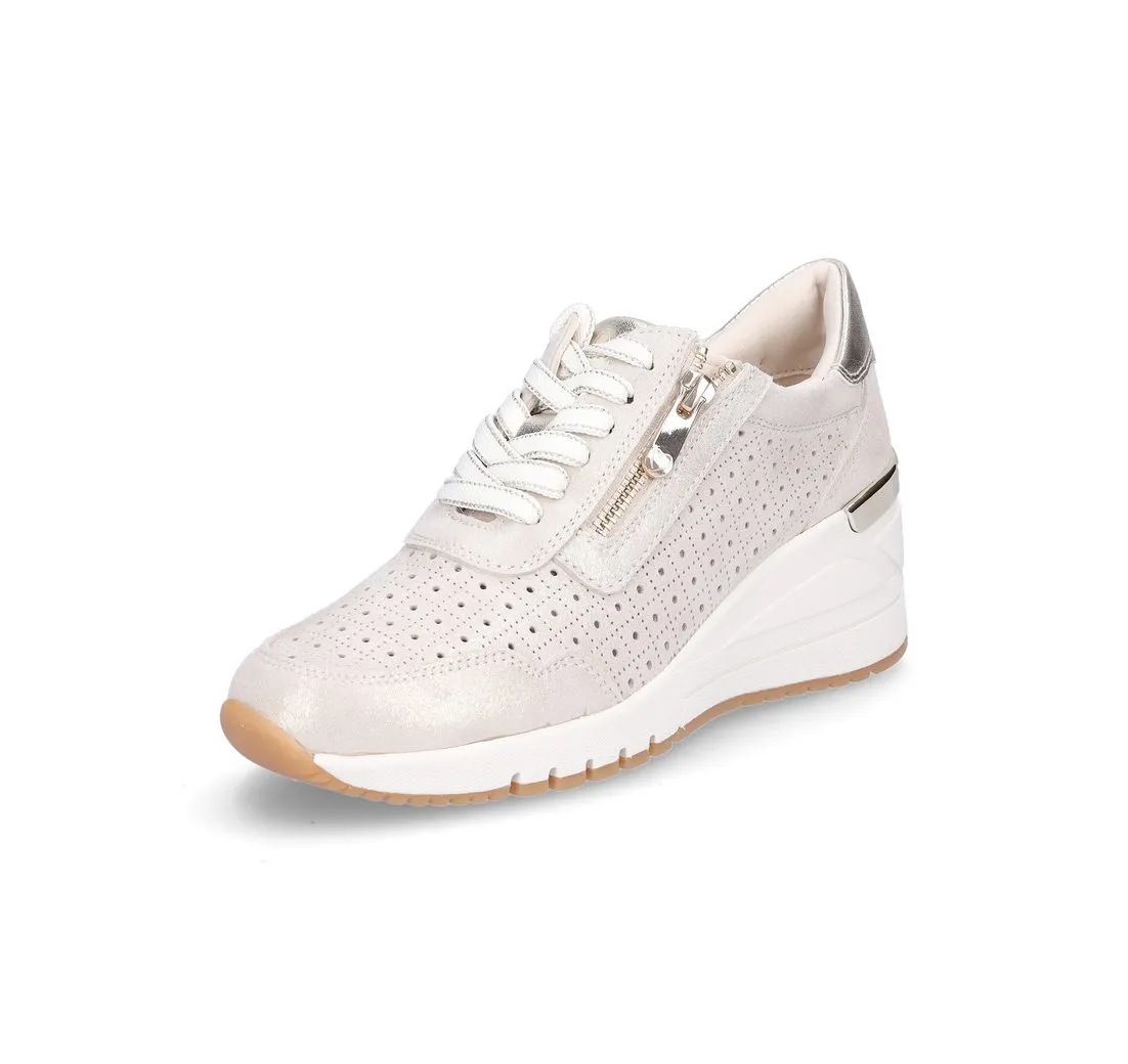 MARCO TOZZI Marco Tozzi Damen Keil Sneaker platin Sneaker