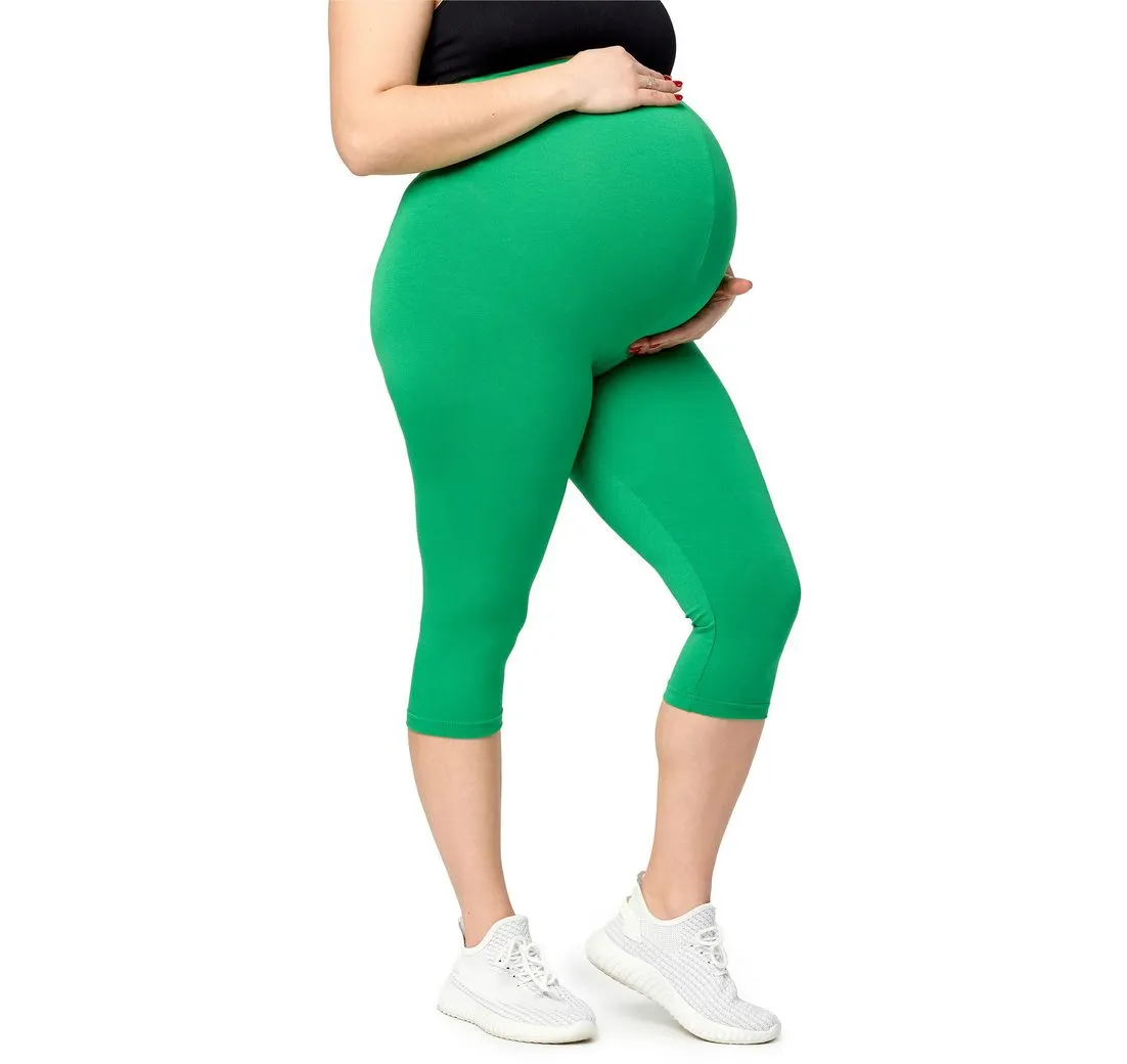 MERRY STYLE Umstandsleggings Große Größen Damen 3/4 Umstandstights aus Viskose MS10-461 (1-tlg)