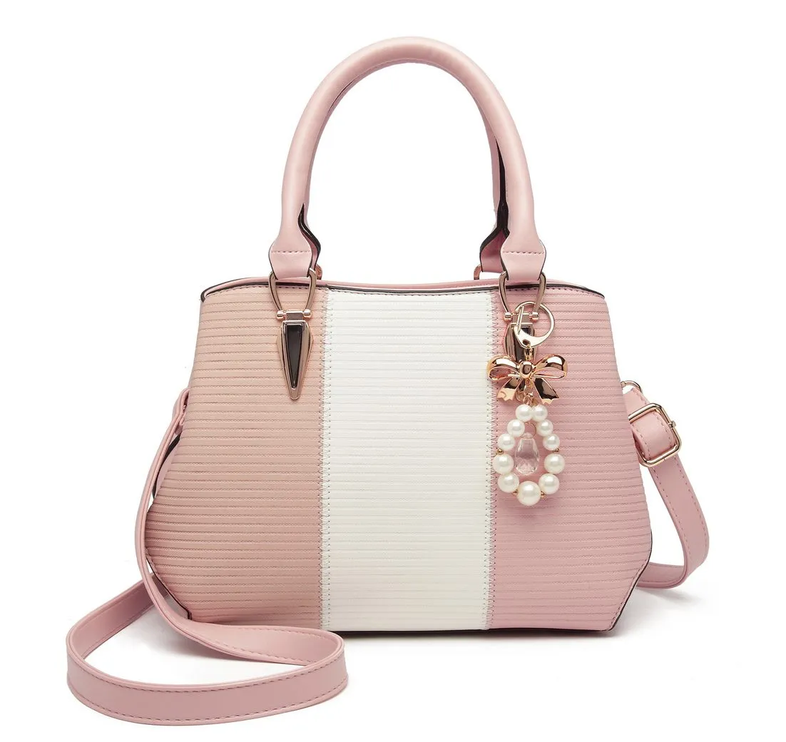 Miss Lulu Henkeltasche Handtasche Damen Mittelgroß Tasche Multicolor Elegant Henkeltasche (1-tlg)