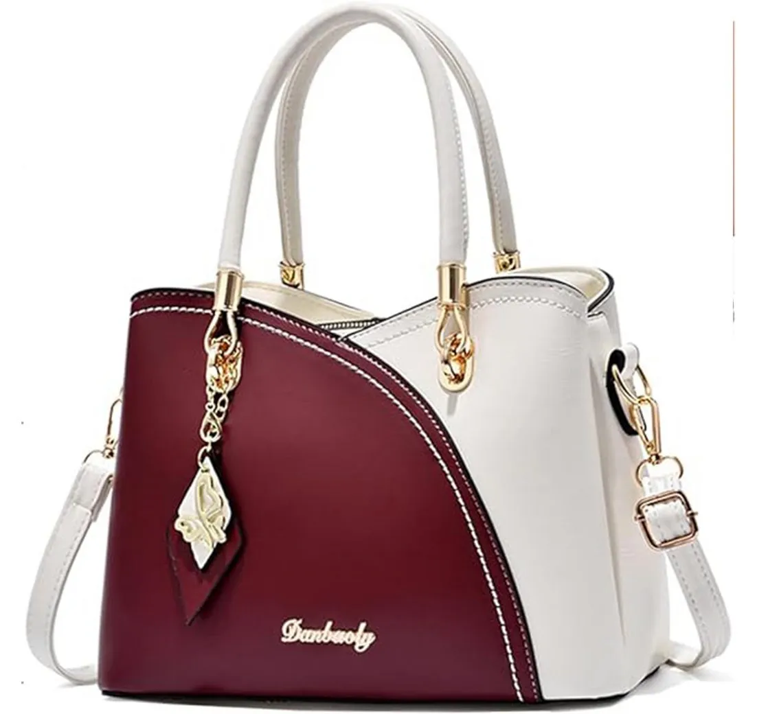 MODFU Henkeltasche Umhängetasche Handtasche Tragetasche Aktentasche Tasche Damen (Schultertasche Arbeitstasche Messenger-Tasche Top Griff Schultergurt, Freizeittasche, Ledertasche, Unitasche, Bürotasche, Kunstleder), für Frau Frauen Jungen Freizeit Arbeit Business Schule Büro Reisen usw