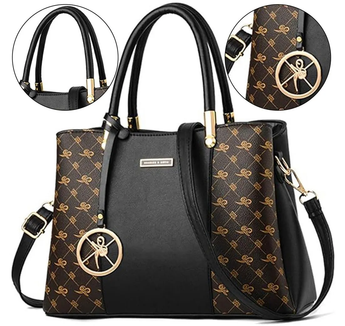 MODFU Henkeltasche Umhängetasche Handtasche Tragetasche Aktentasche (Schultertasche Arbeitstasche Messenger-Tasche Top Griff Schultergurt, 1-tlg., Freizeittasche, Unitasche, Bürotasche, Kunstleder), für Frau Frauen Freizeit