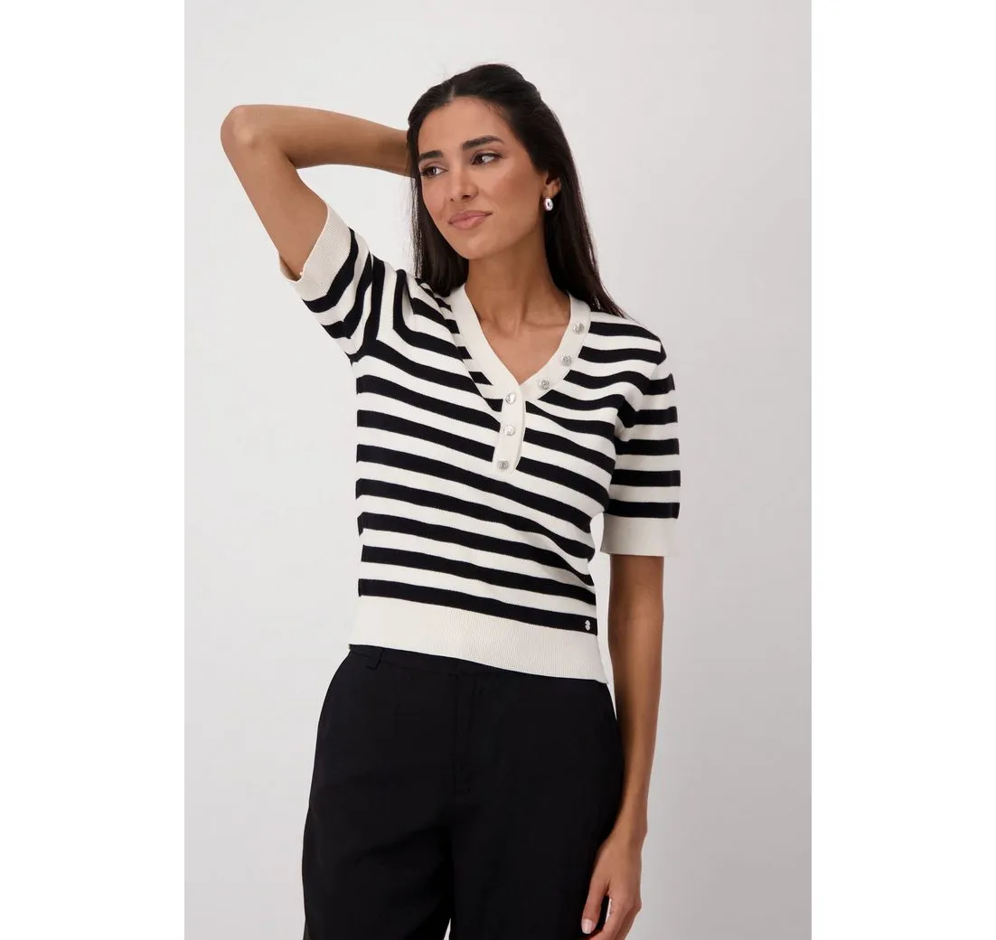 MONARI Kurzarmpullover