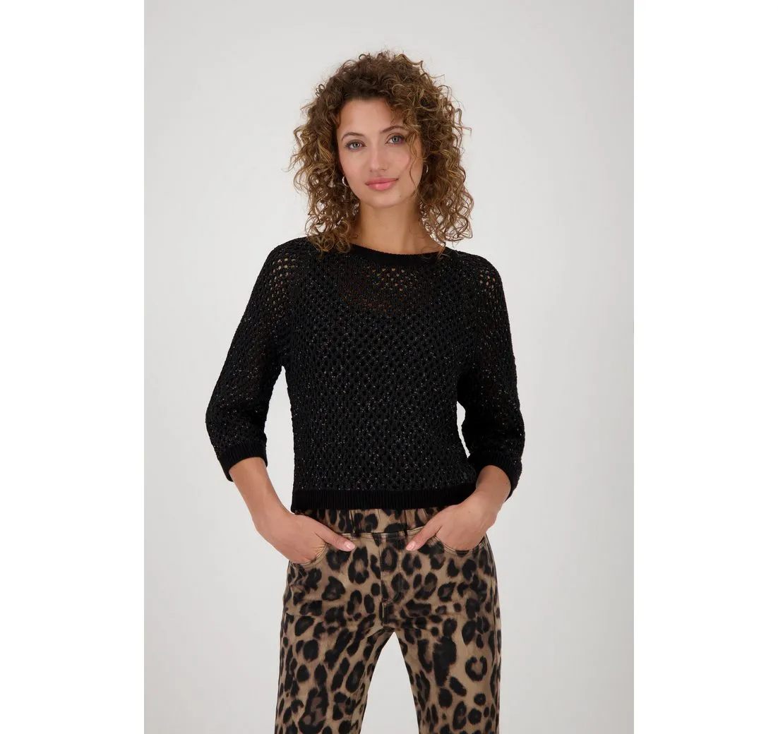 MONARI Strickpullover aus Ajourstrick