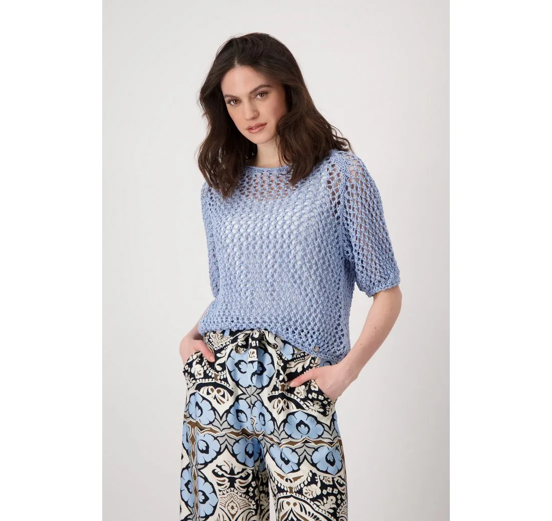 MONARI Strickpullover aus Ajourstrick