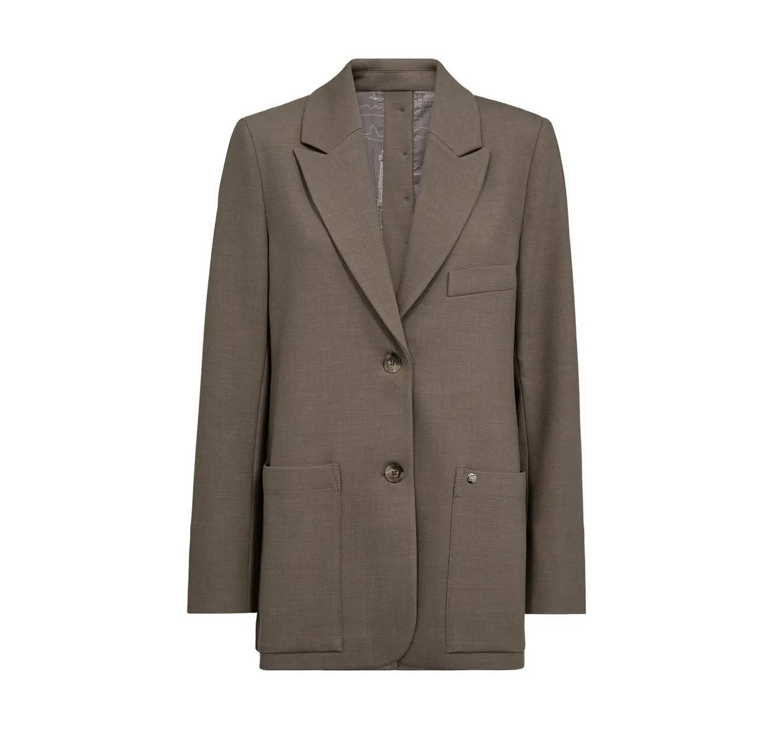 MOS MOSH Blusenblazer MMFauna Elina Blazer Falcon