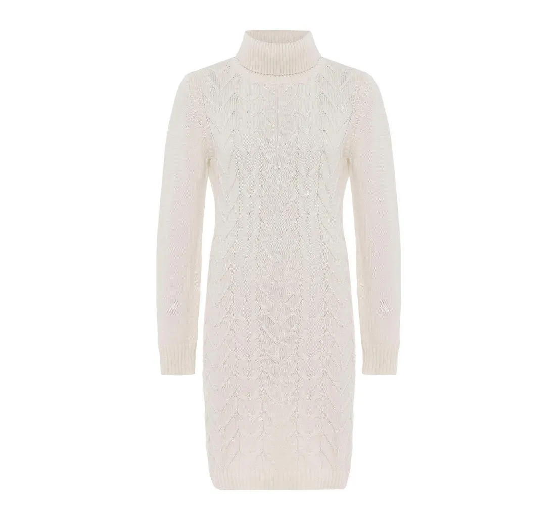 MOXX PARIS Trachtenkleid CABLE TURTLENECK - Shift dress