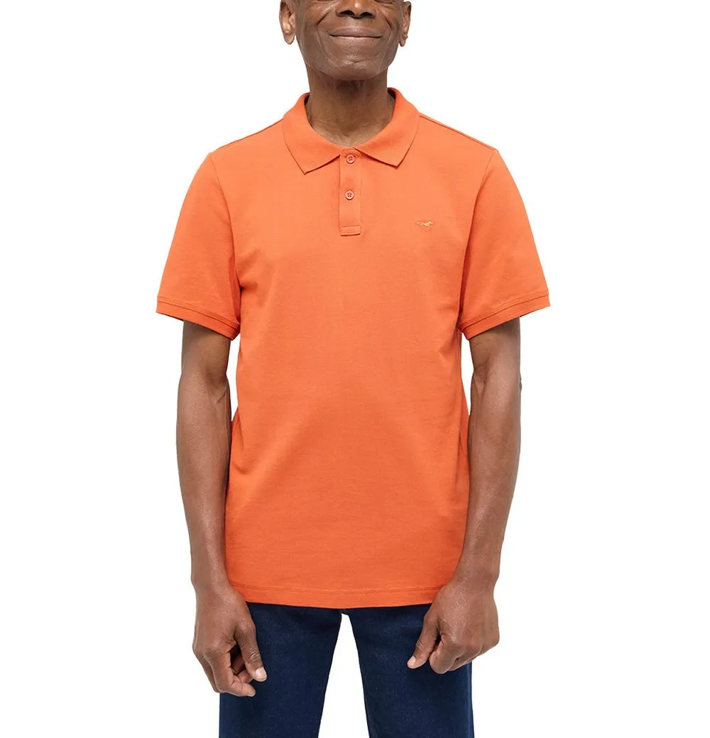 MUSTANG Poloshirt Style Palco mit Logo-Stickerei
