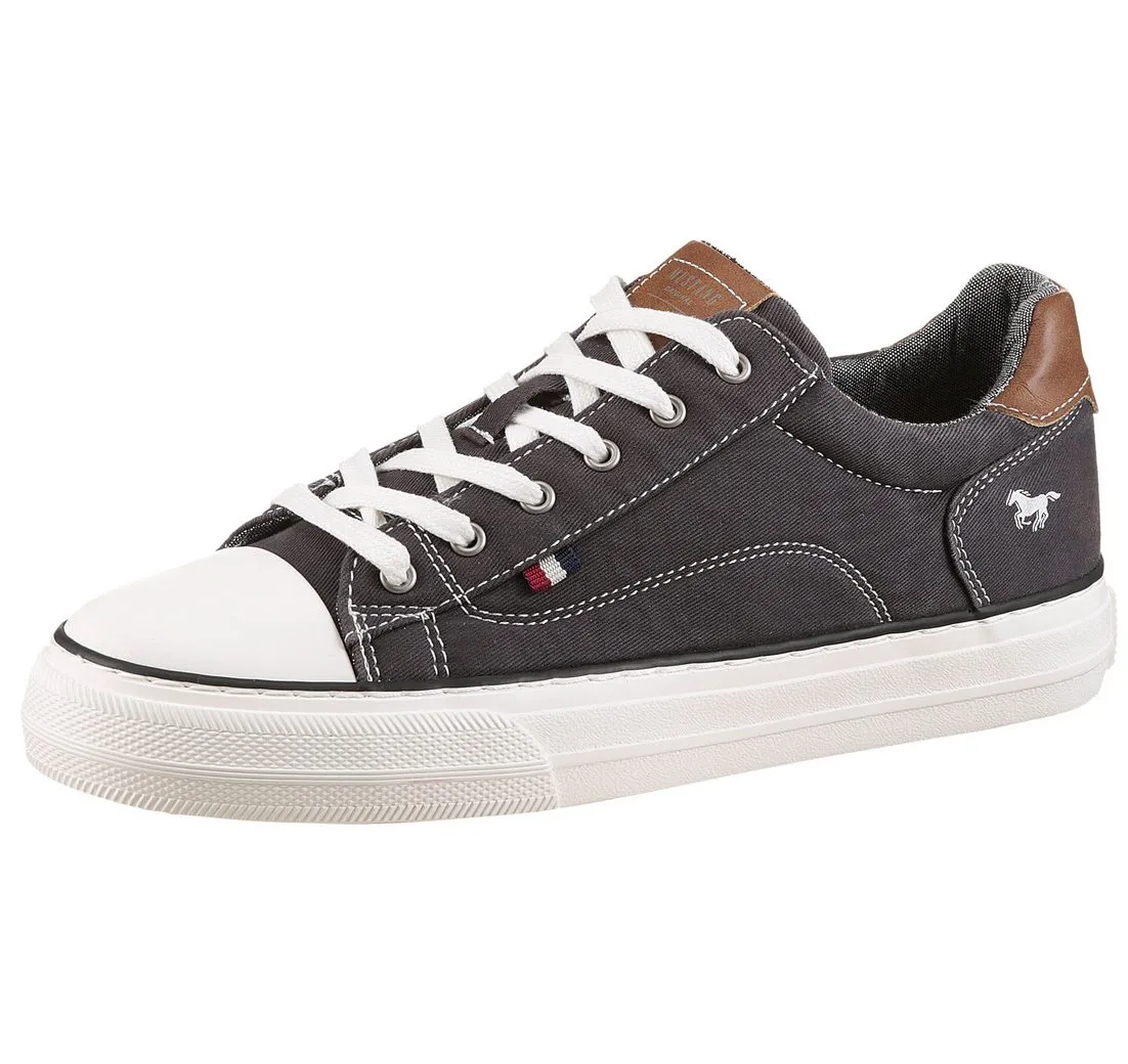 MUSTANG SHOES Sneaker, Freizeitschuh, Halbschuh, Schnürschuh, mit Gummikappe